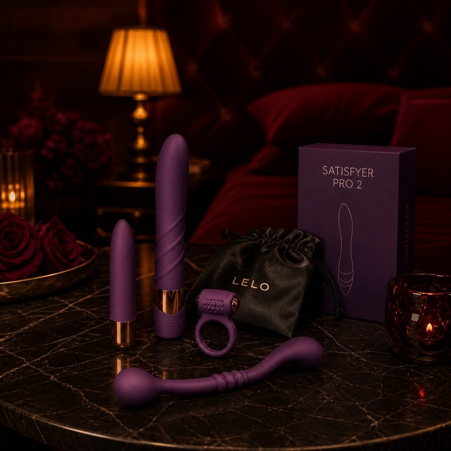 Accesorios de bienestar íntimo Satisfyer y LELO presentados discretamente